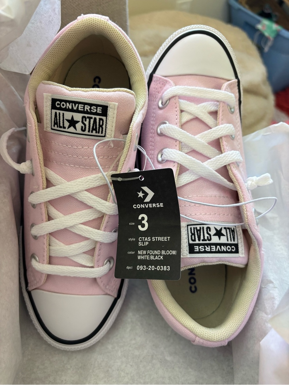Converse Kids All Star Pink Low Top Sneakers Youth 3